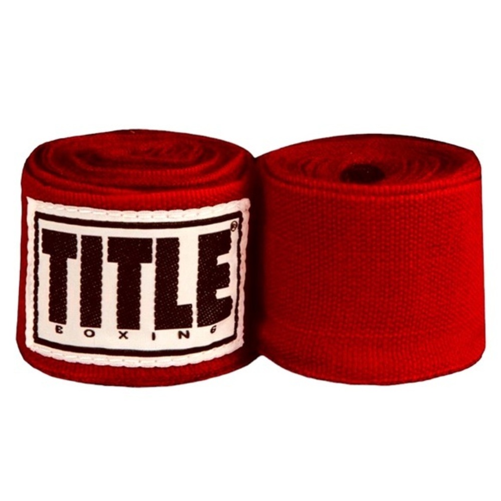 Title | Boxing Wraps, Elastic 180” Mexican Handwraps Red